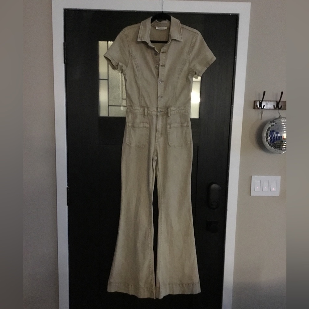 Vintage Women's Tan Jumpsuit